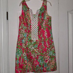 Lilly Pulitzer-Cathy Shift Dress Pink Flamingo- New Without Tags- Size 0